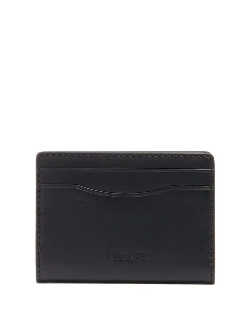 ◆Coach◆ card case COACH Leather Magnetic Card Case Small Wallet - Walmart.com