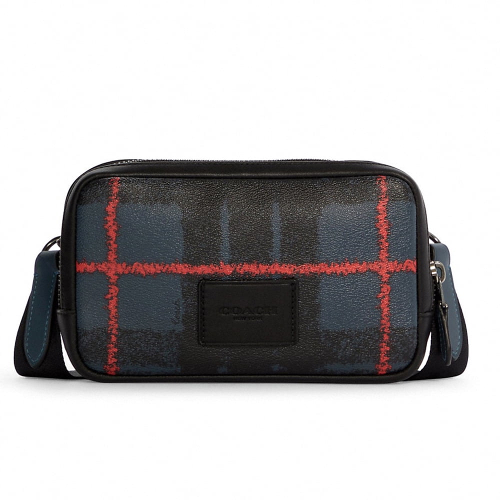 Coach plaid crossbody hotsell