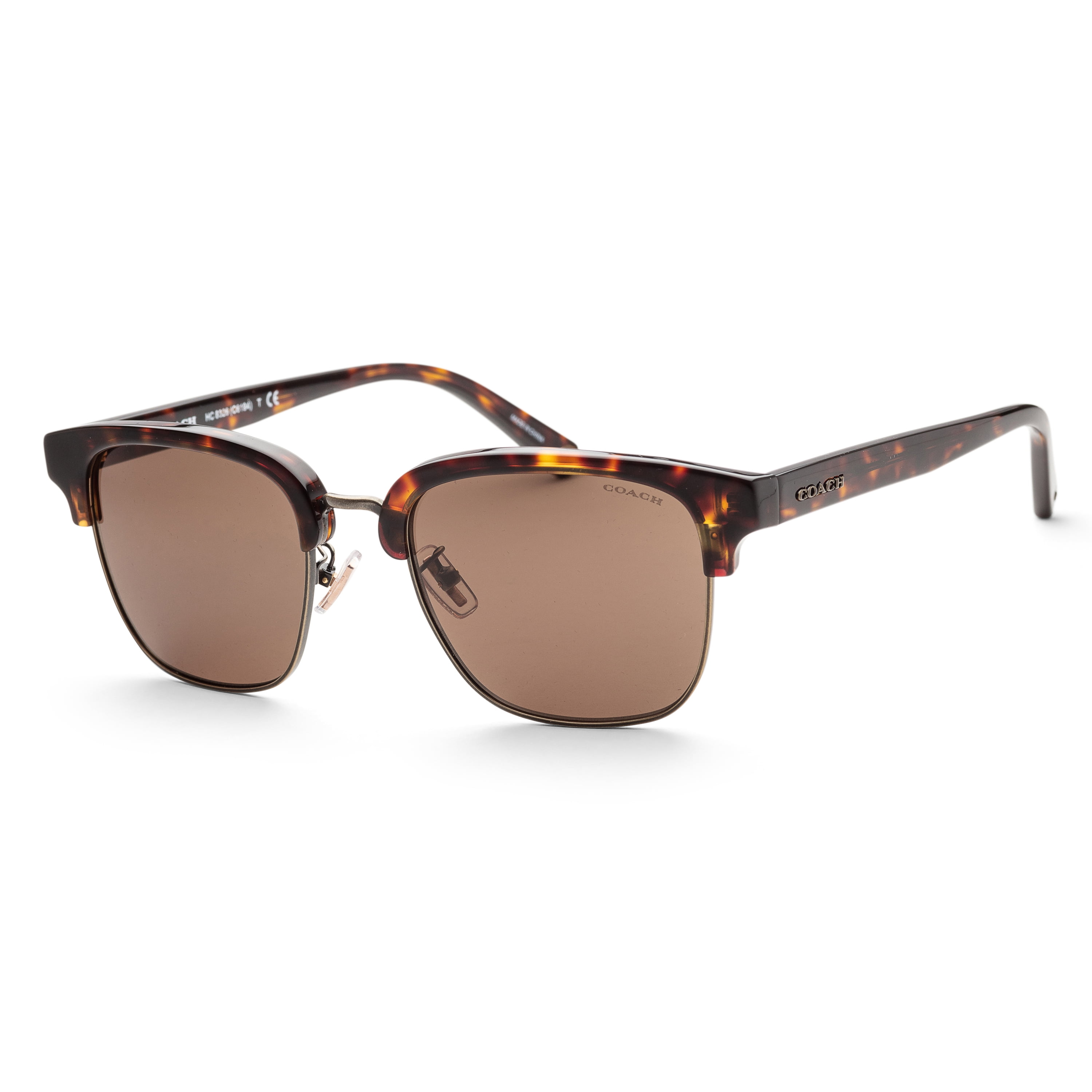 Green top coach sunglasses