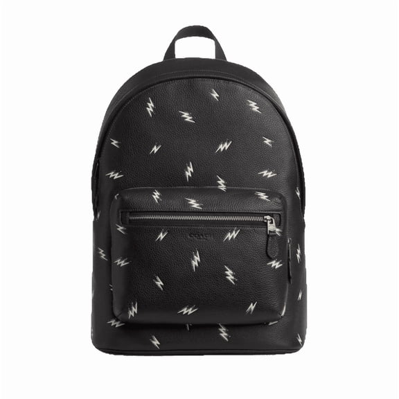 Coach Men's West Backpack With Lightening Bolt Print
