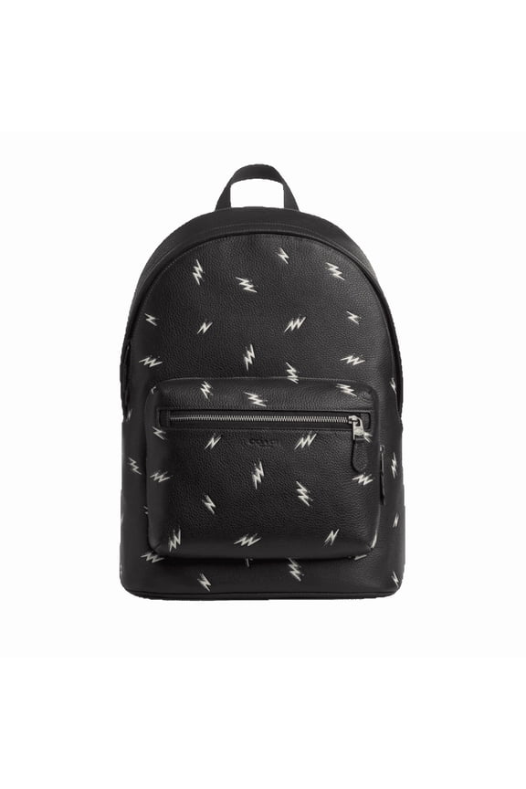 Men's West Backpack With Lightening Bolt Print