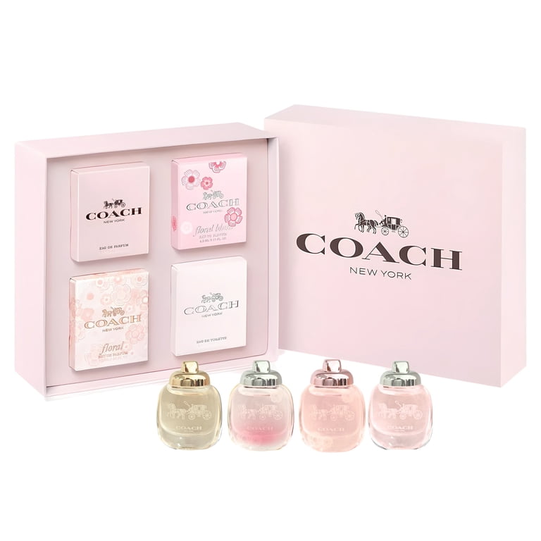 COACH Floral & Floral Blush 香水 30ml2点セット Coach Perfume Fragrance Mini Sampler 4PC Gift Set for Women 4 x