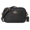 thumbnail image 1 of Coach Women's Mini Jamie Camera Crossbody Bag in Pebbled Leather (Black), 1 of 6