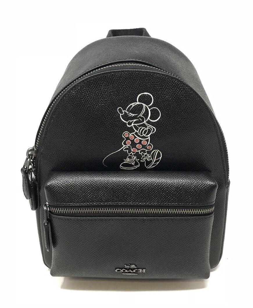 Coach Minnie Mouse Mini Backpack Shop Coach X Disney Minnie Mouse Charlie Back – Luggage Factory main image 4