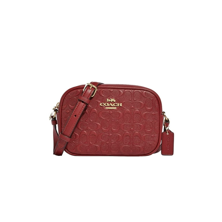 Coach online mini camera bag IM/Chalk/Red