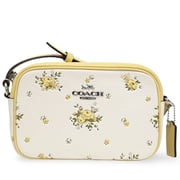 Coach Womens Mini Jamie Zip Camera Crossbody Bag with Floral Print Chalk Multi