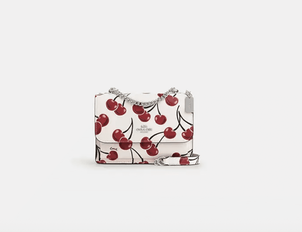 COACH 可愛いチェリーミニバッグ Coach Mini Klare Crossbody Bag With Cherry Print - Walmart.com