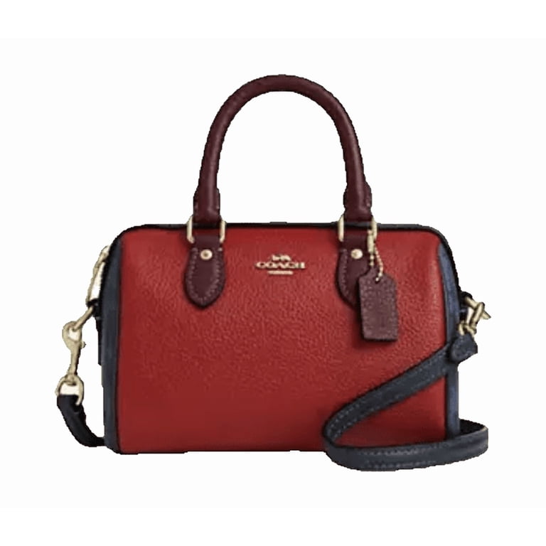 Coach Mini Rowan Crossbody Bag In Colorblock Signature Canvas