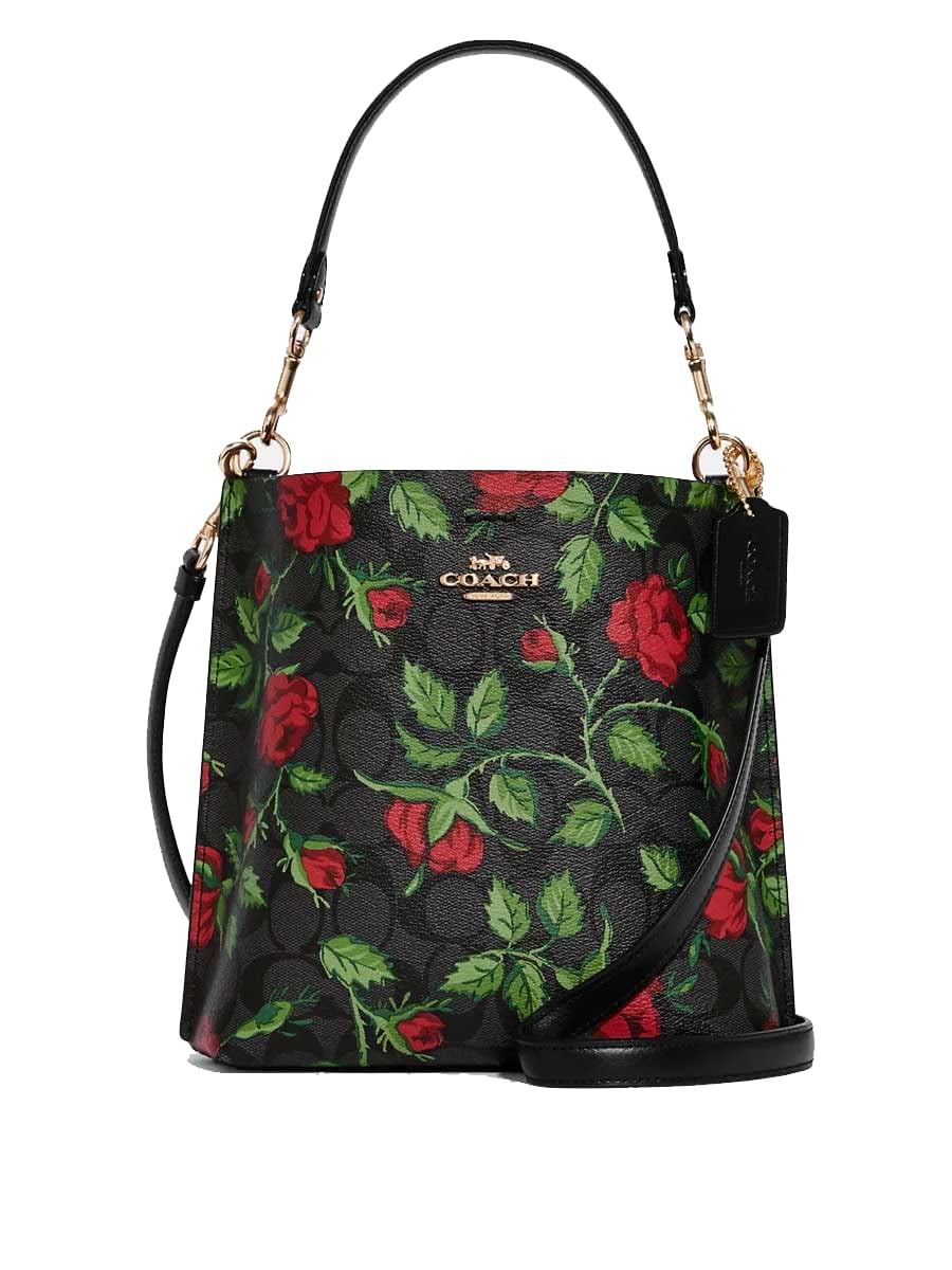 Coach Chalk & Red Heart Cherry Mollie Bucket Bag, Best Price and Reviews