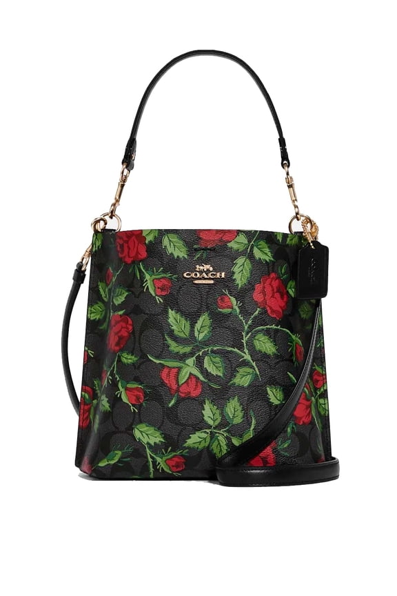 Mollie Bucket Bag 22 (IM/Graphite/Red Multi)