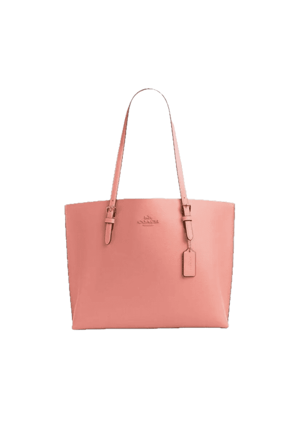 Mollie Tote Bag In Bright Coral