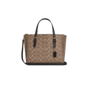 Mollite Tote Bag 25 In Tan/Black