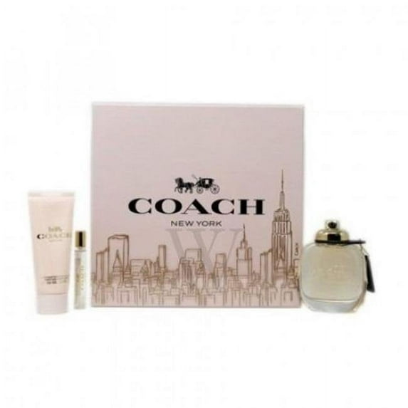 Coach New York Eau De Toilette Perfume Gift Set for Women, 3 Pieces