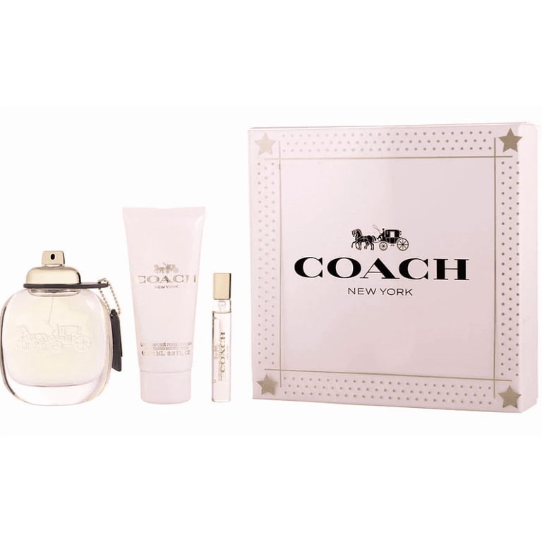 Coach New York Women's Perfume Gift Set, 3 Piece Boxed Lotion Set