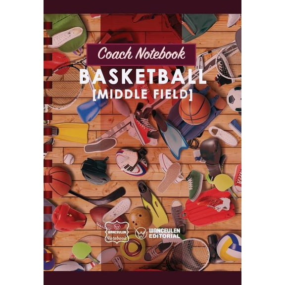 Coach Notebook - Basketball (Middle field) (Paperback)