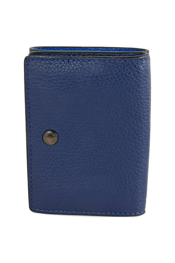 Origami Colorblock Leather Coin Wallet