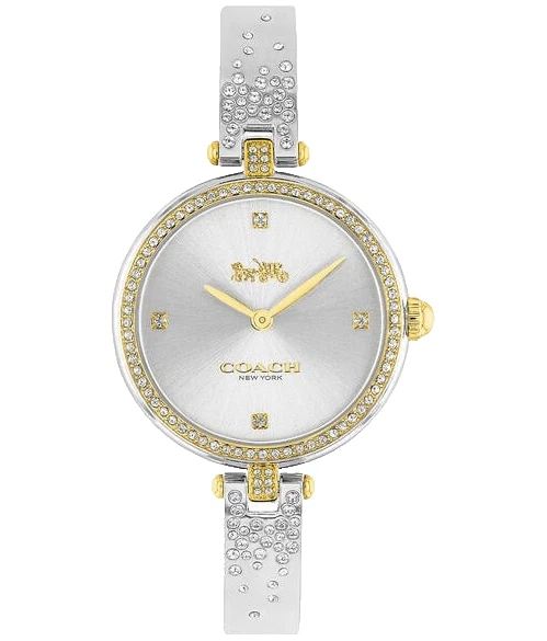 Coach Park 14503652 Silver Dial Gold Case Silver Bangle Bracelet Coach Park 14503652 Silver Dial Gold Case Silver Bangle Bracelet