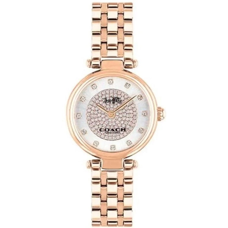 COACH PARK WATCH WITH 34mm OFF WHITE FACE & RoseGold Bracelet Brand New Coach Park Women main image 3
