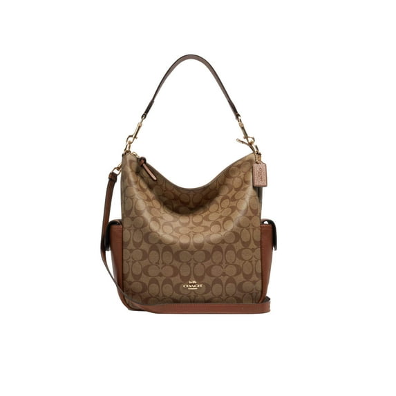 Coach Pennie Shoulder Bag (IM/Khaki Redwood)