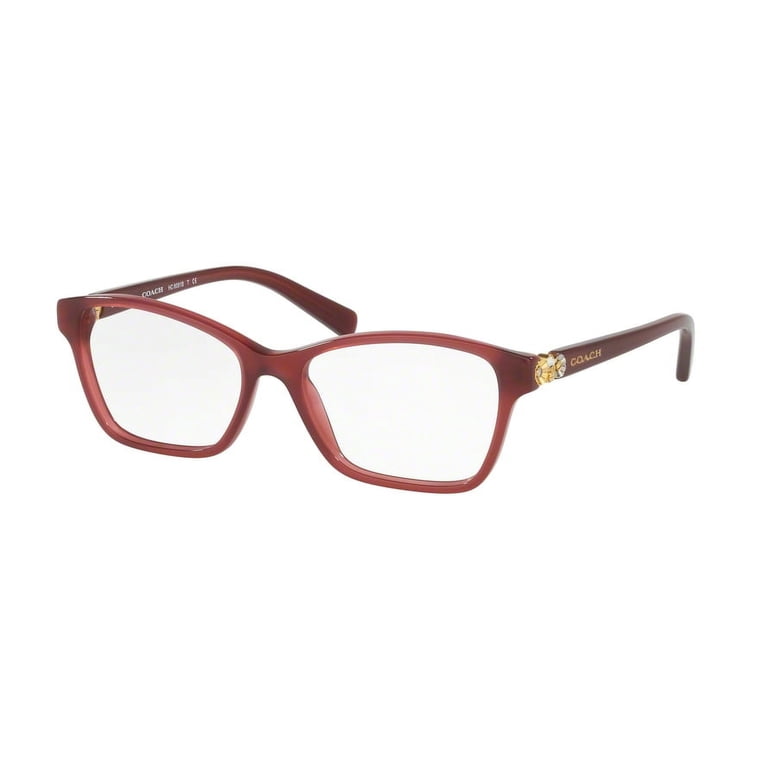 Coach HC6091B Black Solid Plastic Full Rim Eyeglass Frames Women HC6091B Eyeglasses - Coach Authorized Retailer | coolframes  main image 4