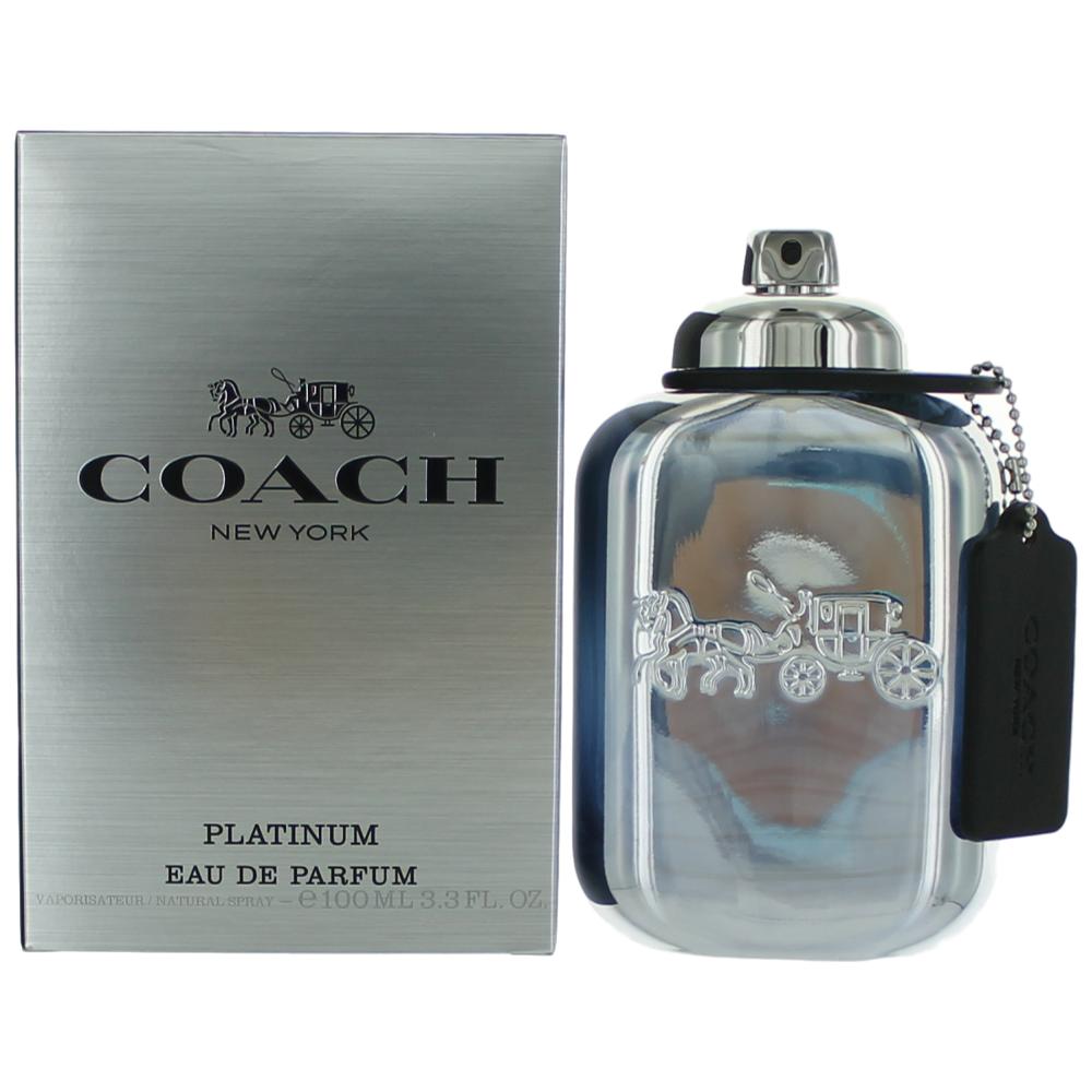 Coach Platinum Eau De Parfum, Cologne for Men, 3.3 oz - image 1 of 2