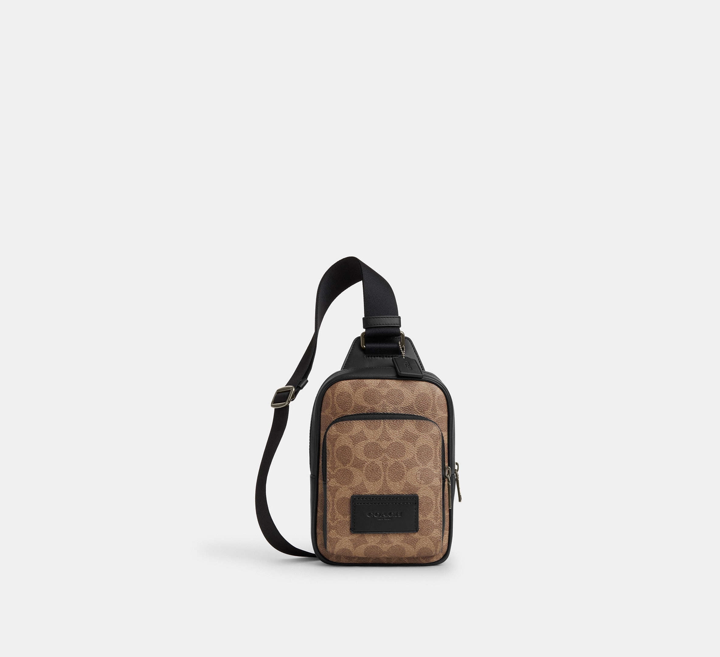 COACH レーサースプリングパック Coach Racer Sling Pack In Signature Canvas - Walmart.com