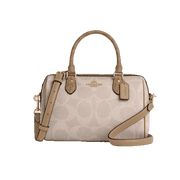 Rowan Satchel Bag In Blocked Signature Canvas deal from Walmart