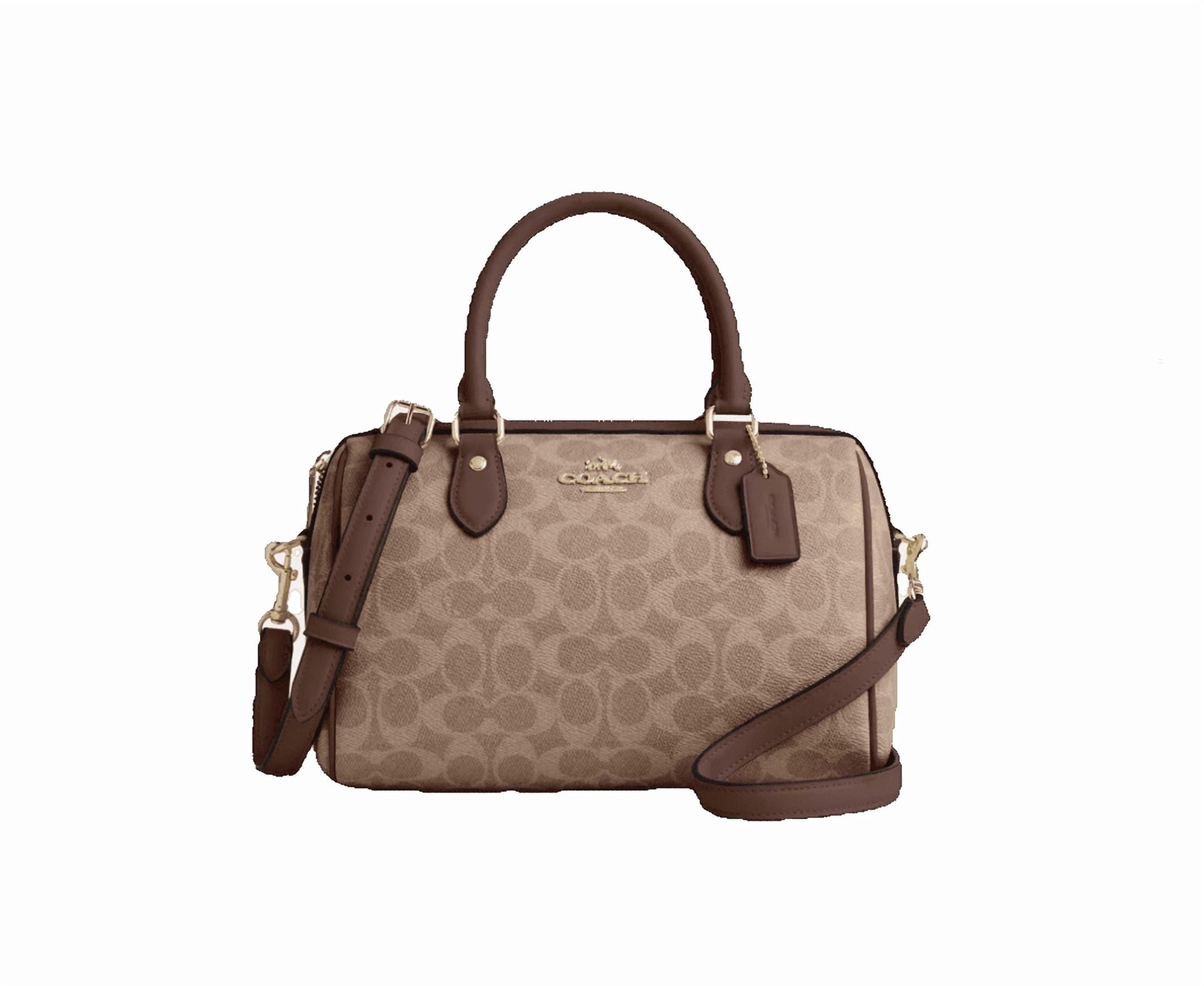 Coach Signature Canvas Rowan Satchel Bag – Everyday Versatility