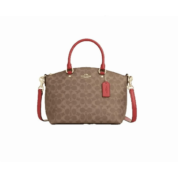 Coach Sadie Satchel Bag In Signature Canvas