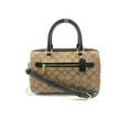 thumbnail image 1 of Coach Signature Leather Rowan Medium Satchel Handbag Bag Purse, 1 of 4