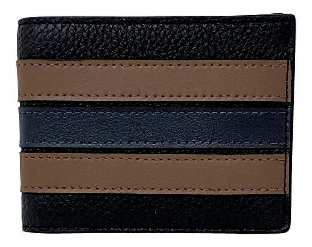 Coach Slim Billfold Wallet with Varsity Stripe