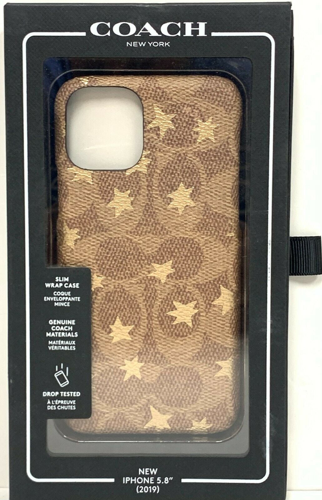 Coach Protective Case for iPhone 11 Pro (Khaki/Gold Foil Stars, iPhone 11  Pro 5.8)
