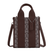 Coach Smith Mini Tote Bag In Signature Jacquard