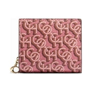 Coach Snap Closure Female Compact Credit Card Holder with Coin Pocket, Rogue