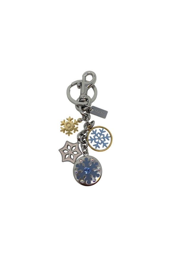 Snowflake Cluster Bag Charm Key Chain Style No. C7100