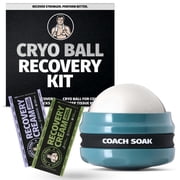 Coach Soak Ice Recovery Pro Cryo Ball Magnesium Cream Muscle Recovery 3 Piece Kit Set