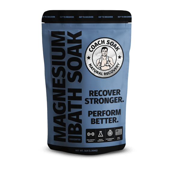 Coach Soak Recovery Bath Soak & Rejuvenating Post Workout Magnesium Flakes
