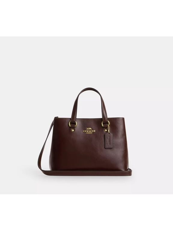 Station Crinkle Leather Carryall Bag (Maple)