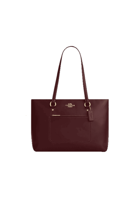Station Tote Bag In Maroon