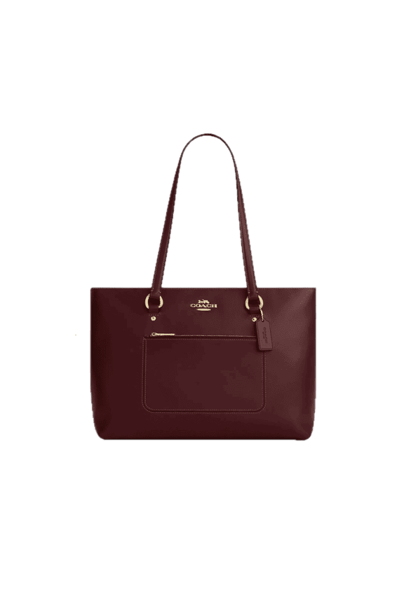 Station Tote Bag In Maroon