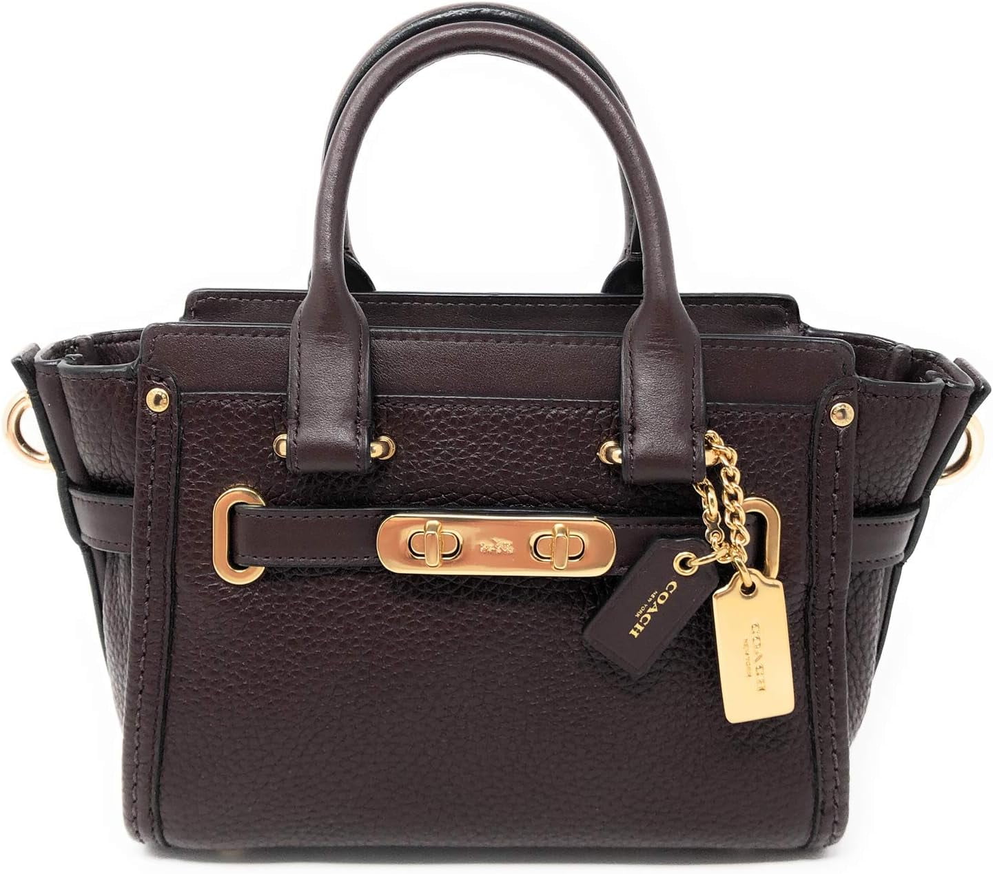 Coach Swagger Brown Silver/Saddle Restored Coach Swagger 27