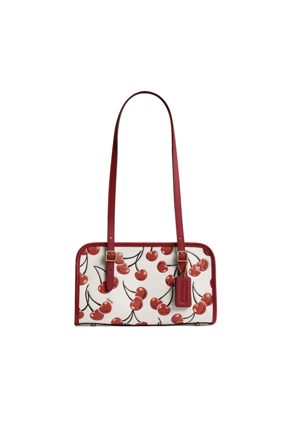 Swing Zip Bag With Cherry Print
