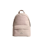 Coach Taylor Small Backpack In Signature Canvas Sand Taupe