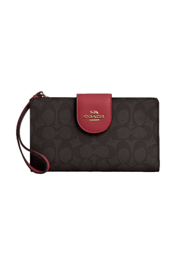 Tech Phone Wallet In Signature Canvas
