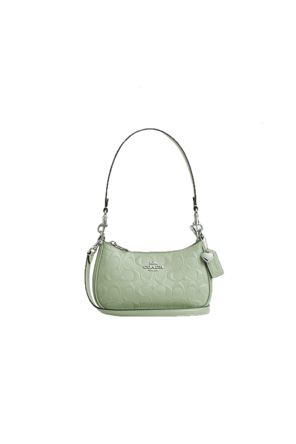 Teri Mini Crossbody Bag In Signature Leather With Heart Charm