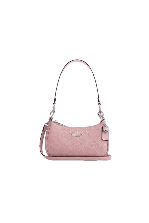 Teri Mini Crossbody Bag In Signature Leather With Heart Charm