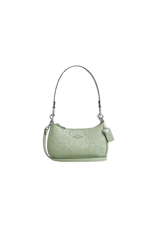 Teri Mini Crossbody Bag In Signature Leather With Heart Charm