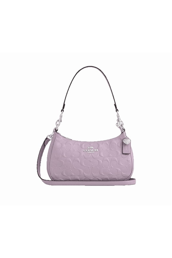 Teri Shoulder Bag In Signature Leather With Heart Charm