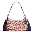 thumbnail image 1 of Coach Women's Teri Small Shoulder Bag with Floral Print (Chalk / Black Multi), 1 of 4