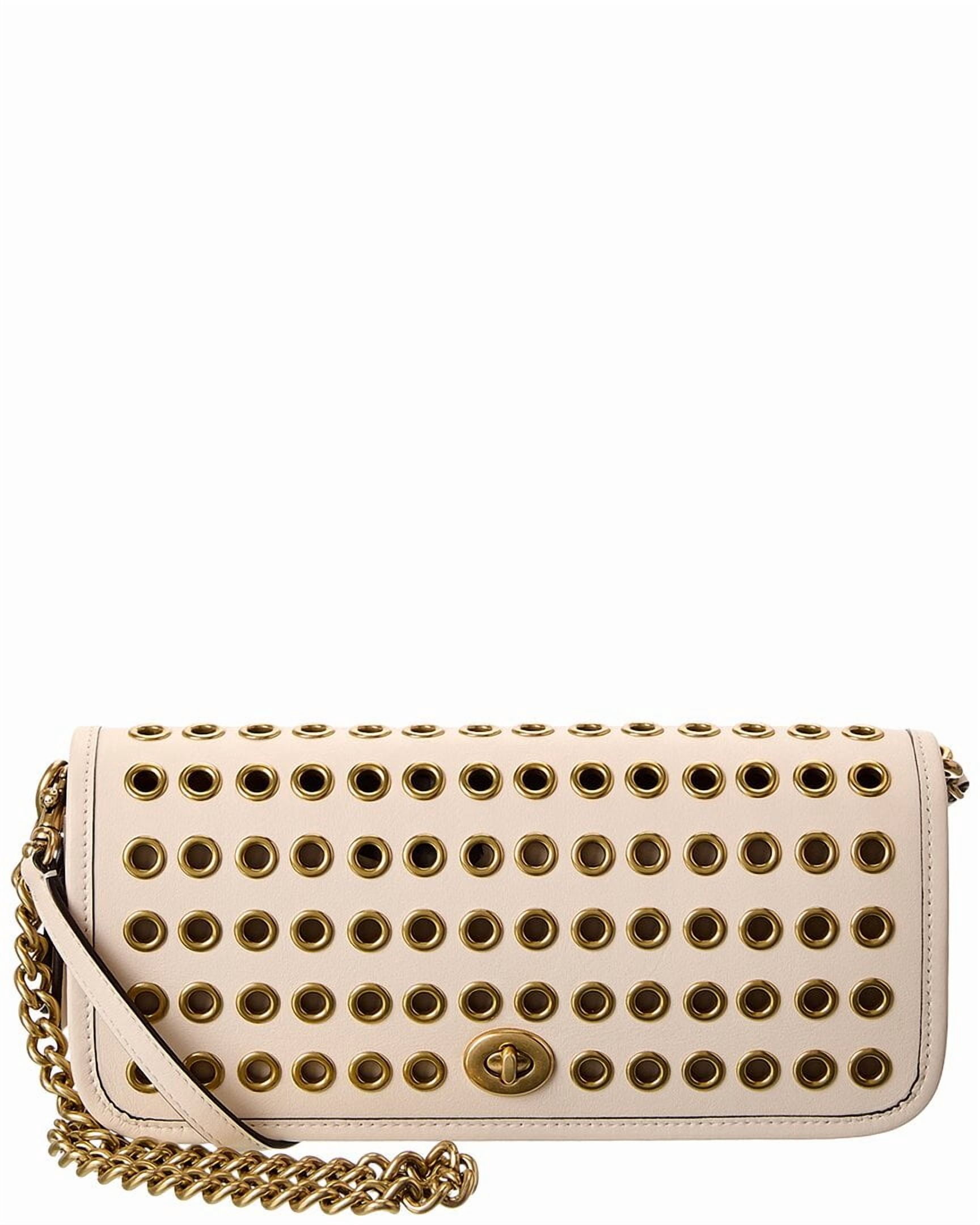 Coach The Coach Originals Grommets Dinky Leather Bag, White 